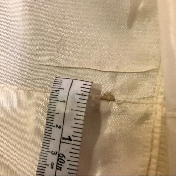 Vintage Wedding Dress Skirt Slip Womens S? Used Cream - Picture 10 of 14